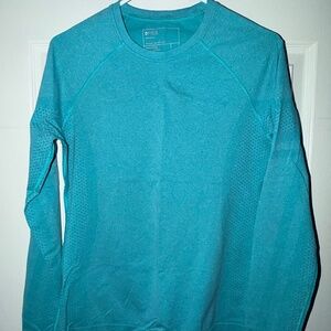 Figs Women's Salta Seamless Longsleeve Underscrub in Oasis